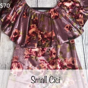 Lularoe cici Small velvet NWT